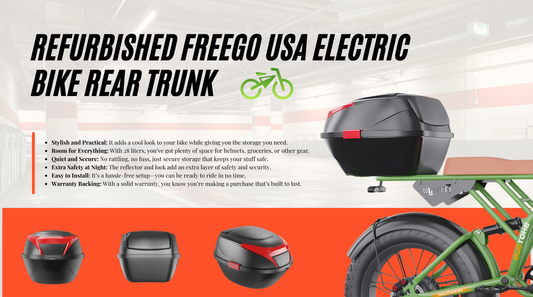 Discover the Freego USA Electric Bike Rear Trunk: Your Ultimate Storage Solution for E-Bike Adventures